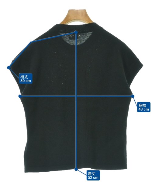 HERMES（エルメス）ニット・セーター 黒 サイズ:36(M位) レディース/2200665362019