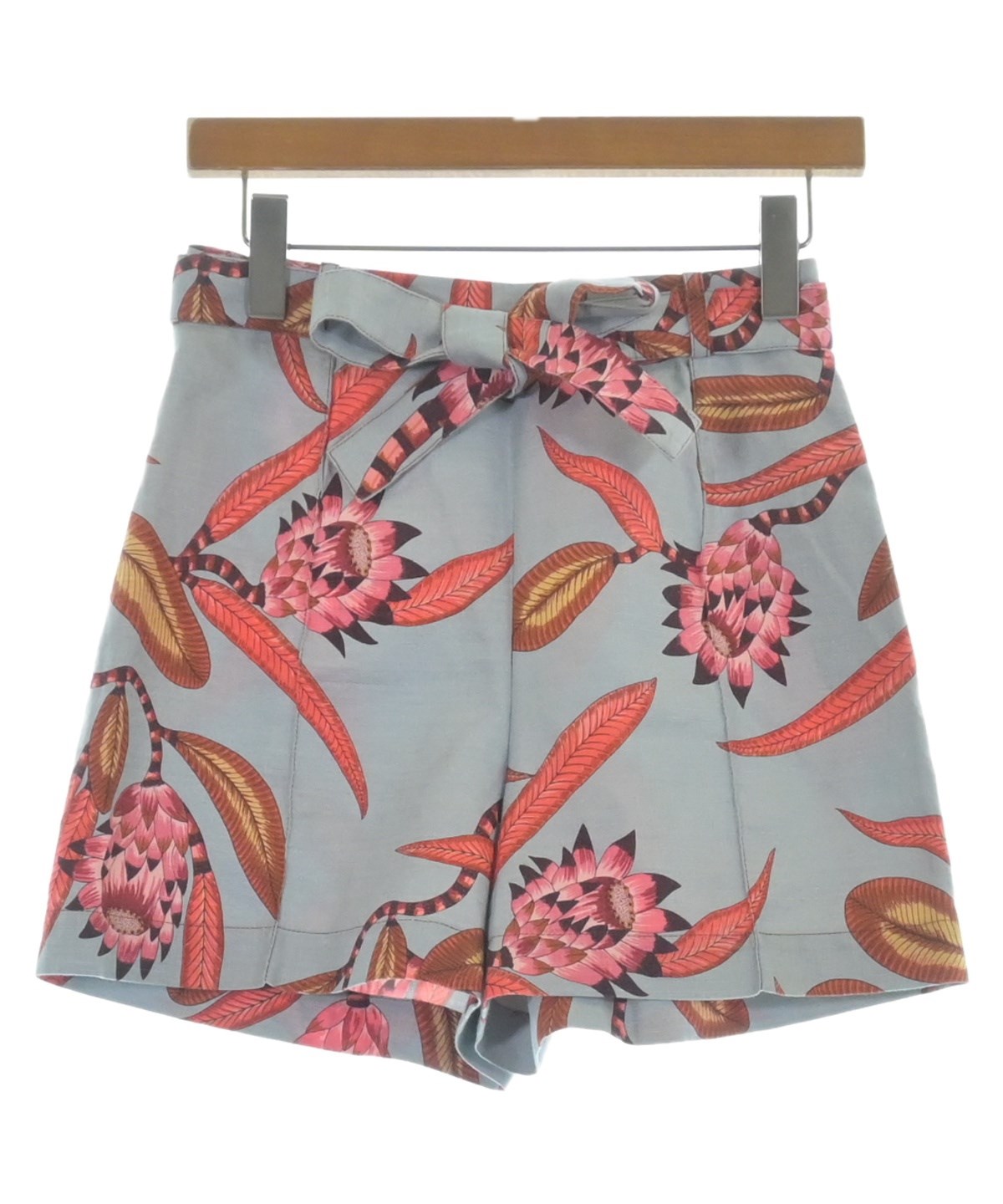 HERMES（エルメス）ショートパンツ 青 サイズ:36(XS位) レディース
