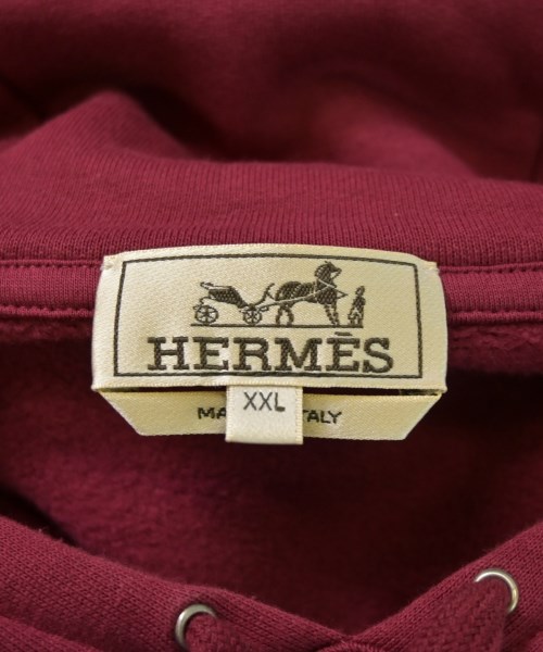 HERMES（エルメス）パーカー 赤 サイズ:XXL メンズ/2200662184065