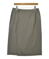 HERMES（エルメス）ひざ丈スカート グレー サイズ:42(M位) レディース/2200667011106