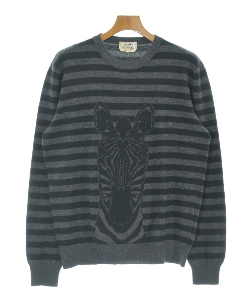 HERMES(エルメス)ニット・セーター グレー サイズ:L/2200667530010