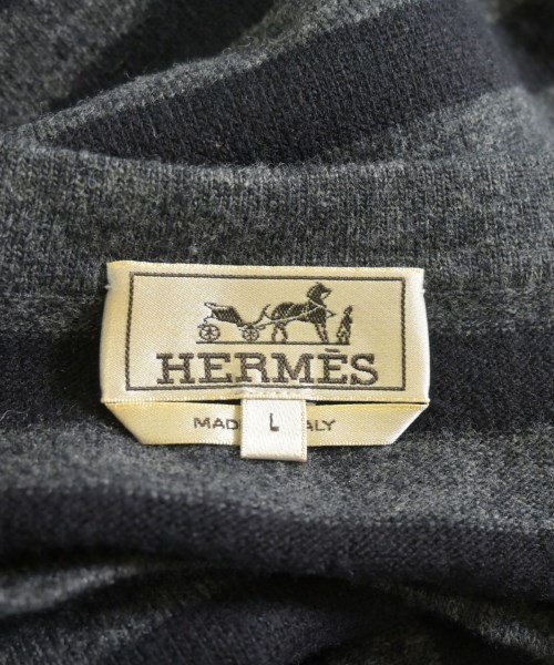 HERMES（エルメス）ニット・セーター グレー サイズ:L メンズ/2200667530010