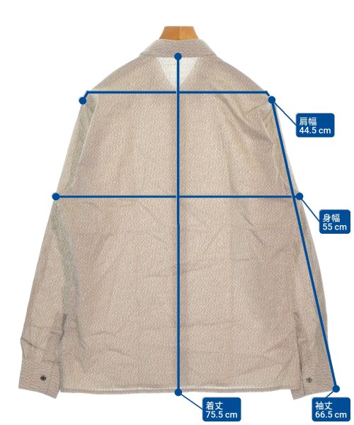 HERMES（エルメス）カジュアルシャツ 茶 サイズ:41(XL位) メンズ/2200668739092