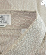HERMES（エルメス）カジュアルシャツ 茶 サイズ:41(XL位) メンズ/2200668739092