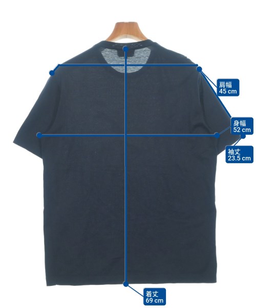HERMES（エルメス）Tシャツ・カットソー 紺 サイズ:M メンズ/2200668843010