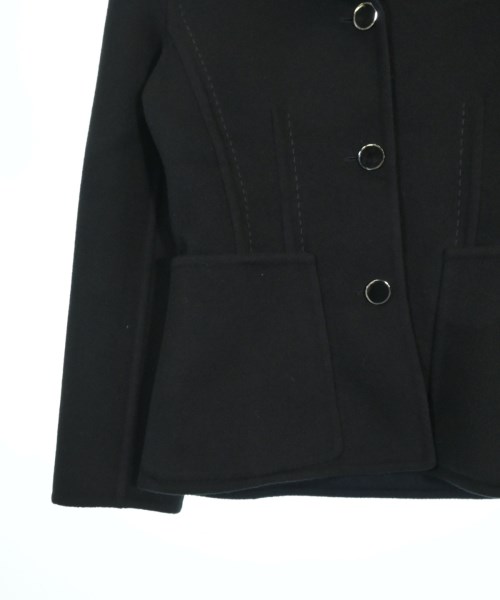 HERMES（エルメス）テーラードジャケット 黒 サイズ:34(XXS位) レディース/2200663725021