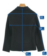 HERMES（エルメス）テーラードジャケット 黒 サイズ:34(XXS位) レディース/2200663725021