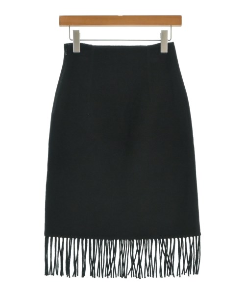 HERMES（エルメス）ひざ丈スカート 黒 サイズ:34(XXS位) レディース/2200663725038