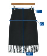 HERMES（エルメス）ひざ丈スカート 黒 サイズ:34(XXS位) レディース/2200663725038