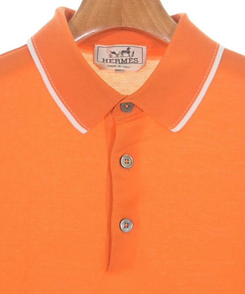 HERMES（エルメス）ポロシャツ オレンジ サイズ:M メンズ/2200669933086