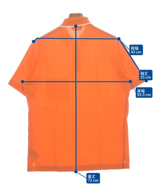 HERMES（エルメス）ポロシャツ オレンジ サイズ:M メンズ/2200669933086