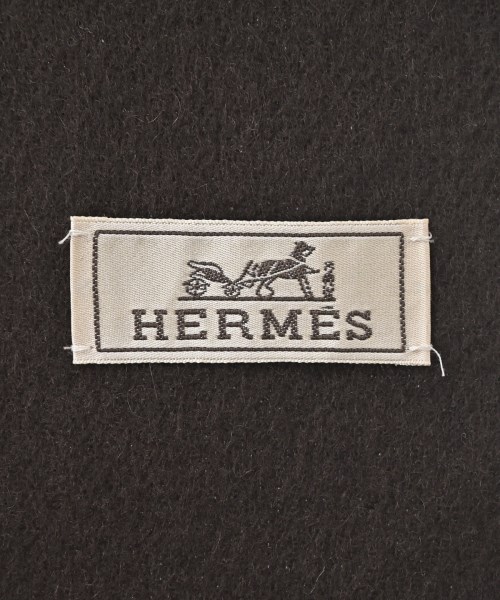 HERMES（エルメス）マフラー 黒 サイズ:- メンズ/2200669933093