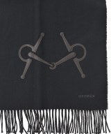 HERMES（エルメス）マフラー 黒 サイズ:- メンズ/2200669933093