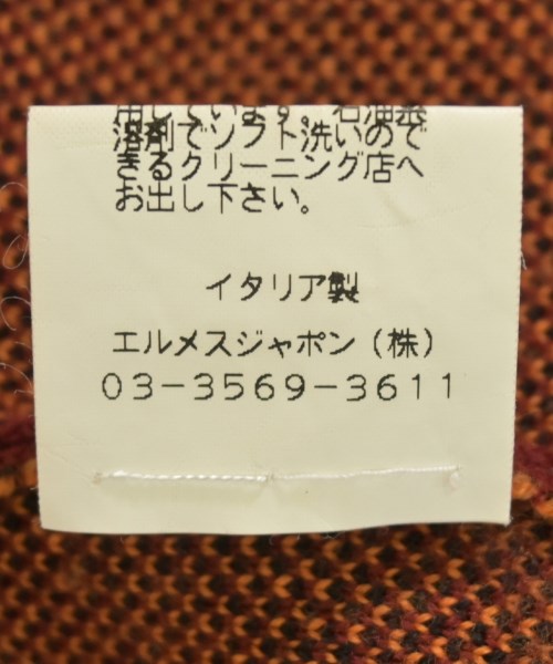 HERMES（エルメス）ニット・セーター 赤 サイズ:S メンズ/2200670396016