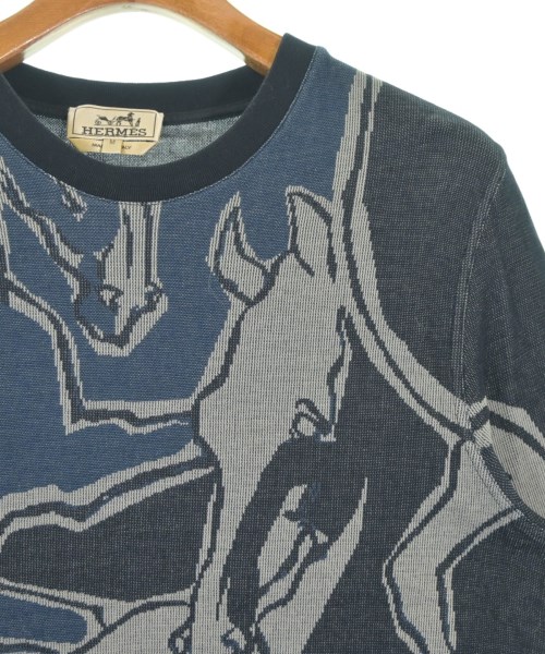 HERMES（エルメス）Tシャツ・カットソー 紺 サイズ:M メンズ/2200670425068