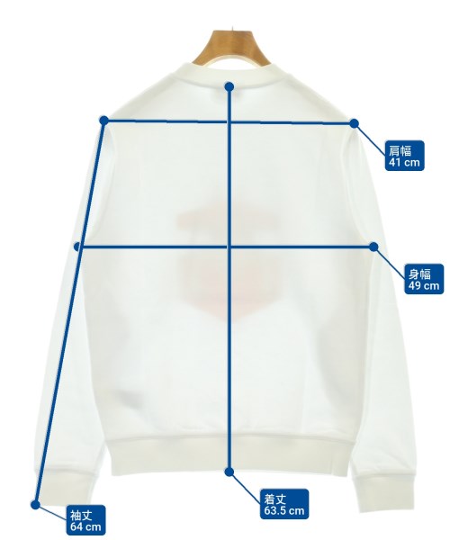 HERMES（エルメス）スウェット 白 サイズ:XS メンズ/2200670590018