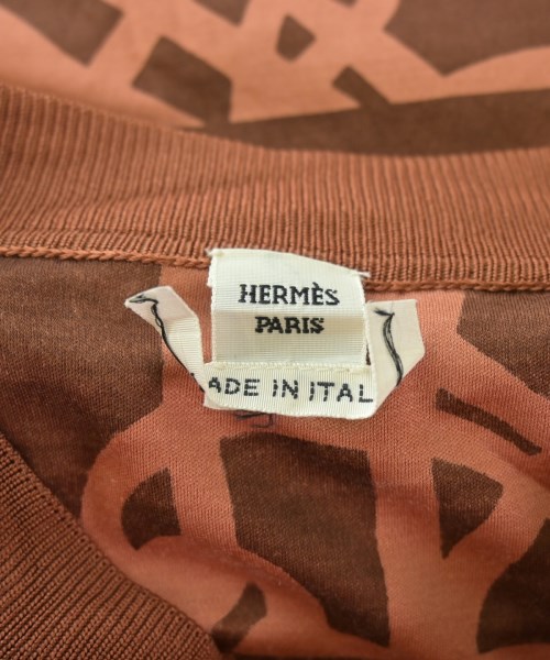 HERMES（エルメス）Tシャツ・カットソー 茶 サイズ:38(S位) レディース/2200670590056
