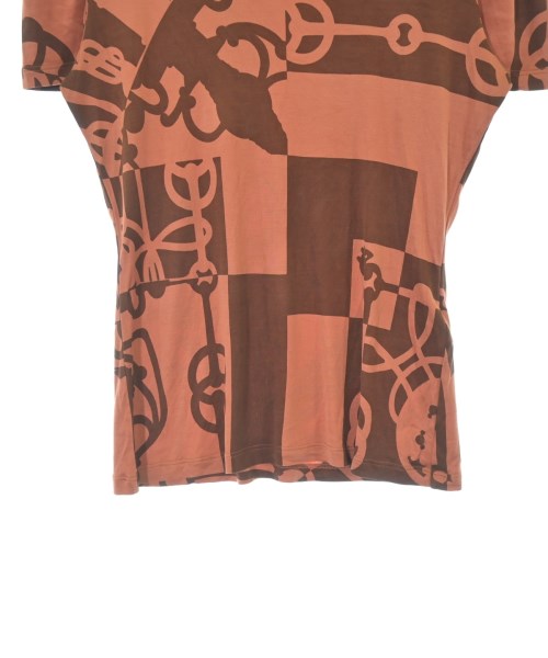 HERMES（エルメス）Tシャツ・カットソー 茶 サイズ:38(S位) レディース/2200670590056