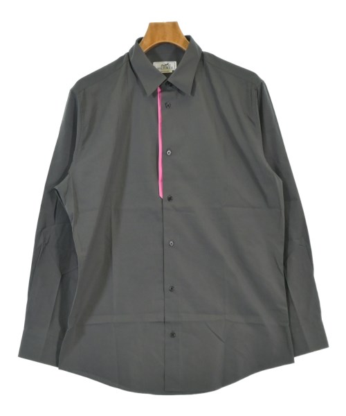 HERMES(エルメス)カジュアルシャツ グレー サイズ:41(XL位)/2200670590063