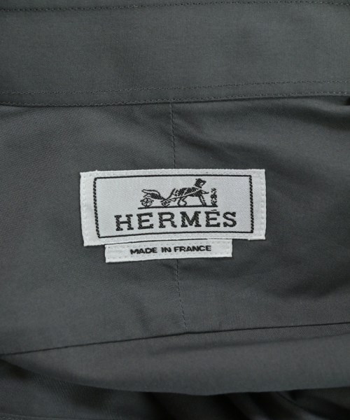 HERMES（エルメス）カジュアルシャツ グレー サイズ:41(XL位) メンズ/2200670590063