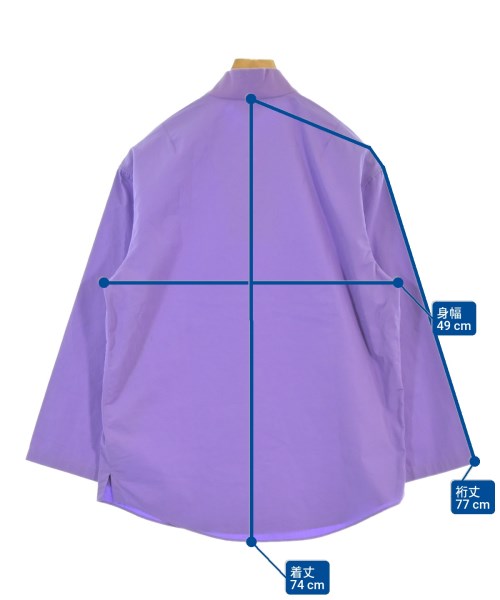 HERMES（エルメス）カジュアルシャツ 紫 サイズ:38(S位) メンズ/2200670590070