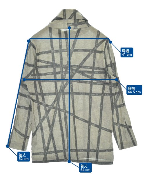 HERMES（エルメス）Tシャツ・カットソー グレー サイズ:XL レディース/2200671122072