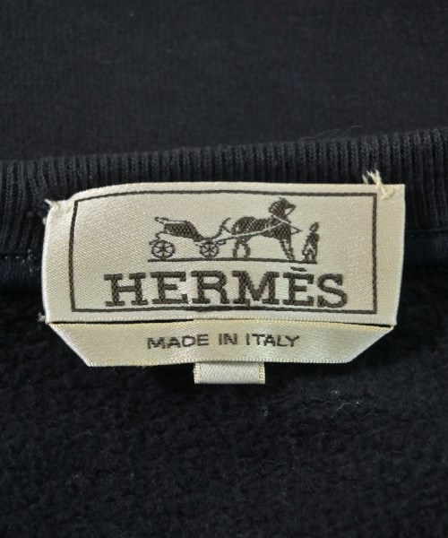 HERMES（エルメス）スウェット 黒 サイズ:XL メンズ/2200671266011