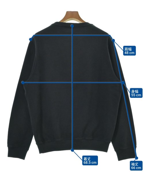 HERMES（エルメス）スウェット 黒 サイズ:XL メンズ/2200671266011