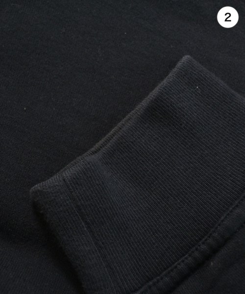 HERMES（エルメス）スウェット 黒 サイズ:XL メンズ/2200671266011