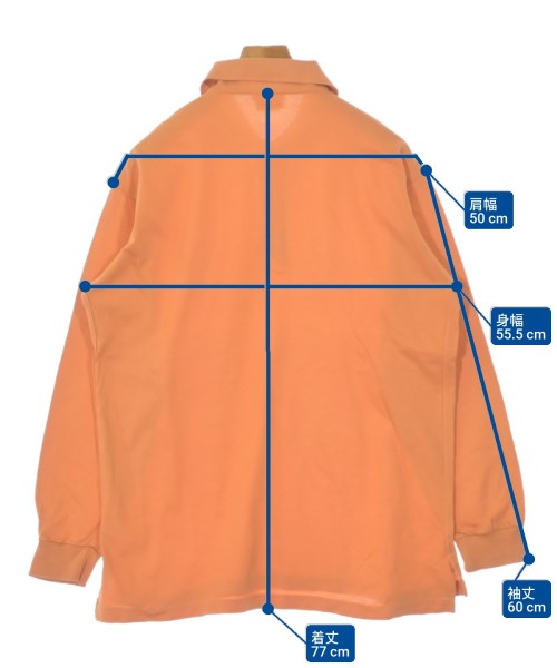 HERMES（エルメス）ポロシャツ オレンジ サイズ:M メンズ/2200672121012