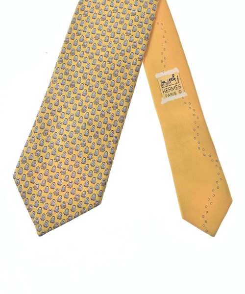 HERMES（エルメス）ネクタイ 黄 サイズ:- メンズ/2200672266072