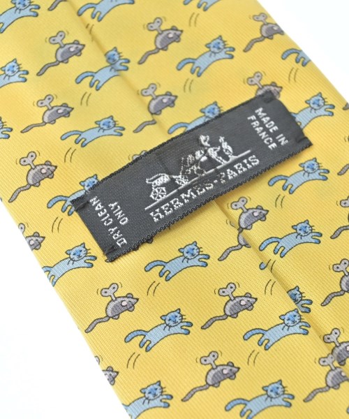 HERMES（エルメス）ネクタイ 黄 サイズ:- メンズ/2200672266089