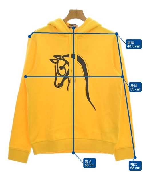 HERMES（エルメス）パーカー 黄 サイズ:XS メンズ/2200722671023