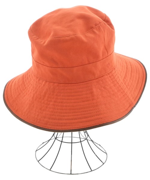 HERMES（エルメス）ハット オレンジ サイズ:57 レディース/2200731852062