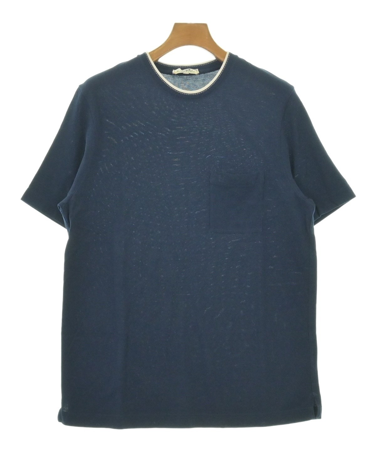 HERMES（エルメス）Tシャツ・カットソー 青 サイズ:L メンズ