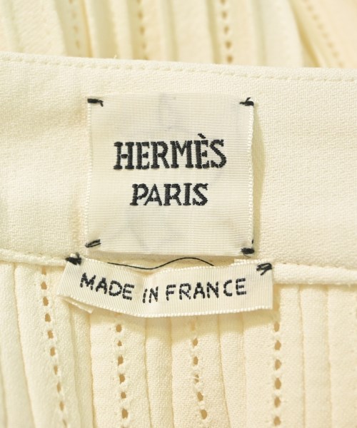 HERMES（エルメス）ロング・マキシ丈スカート 白 サイズ:38(S位) レディース/2200733537011