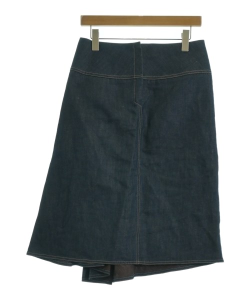 HERMES（エルメス）ロング・マキシ丈スカート 紺 サイズ:38(S位) レディース/2200733996023