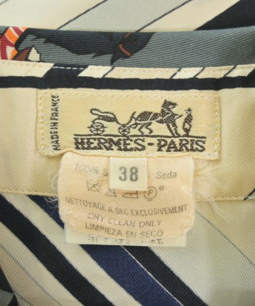 HERMES（エルメス）ブラウス ベージュ サイズ:38(S位) レディース/2200734122063