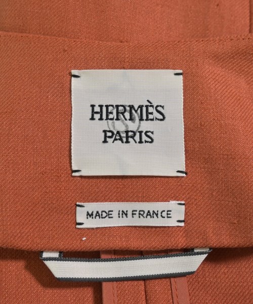 HERMES（エルメス）コート オレンジ サイズ:36(XS位) レディース/2200734683069