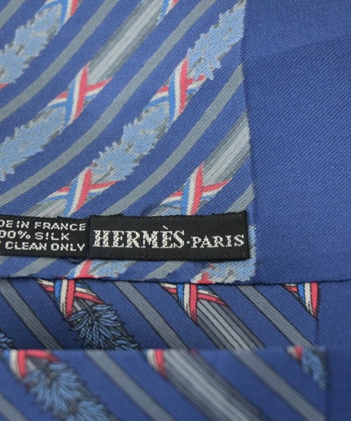 HERMES（エルメス）マフラー 青 サイズ:- レディース/2200734716040