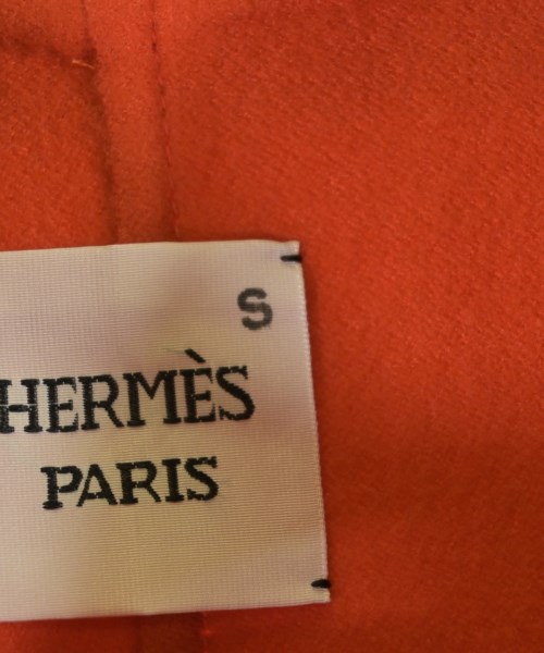 HERMES（エルメス）ステンカラーコート オレンジ サイズ:42(M位) レディース/2200734619020