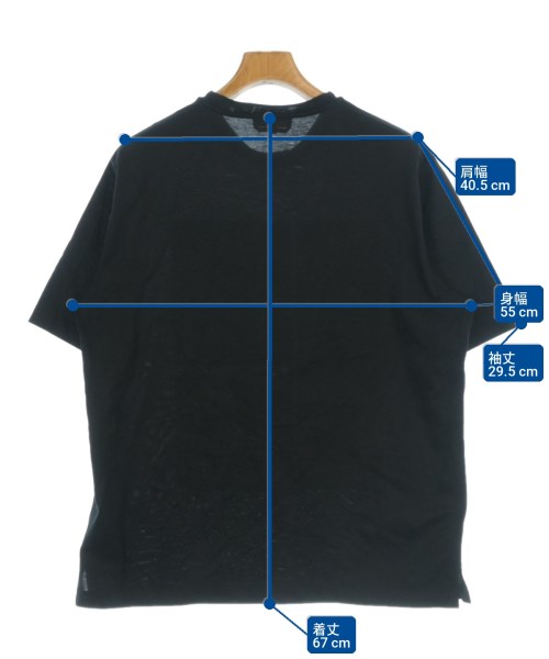 HERMES（エルメス）Tシャツ・カットソー 黒 サイズ:S メンズ/2200735482111