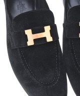 HERMES（エルメス）ドレスシューズ/ローファー 黒 サイズ:EU38 1/2(25cm位) レディース/2200735510036