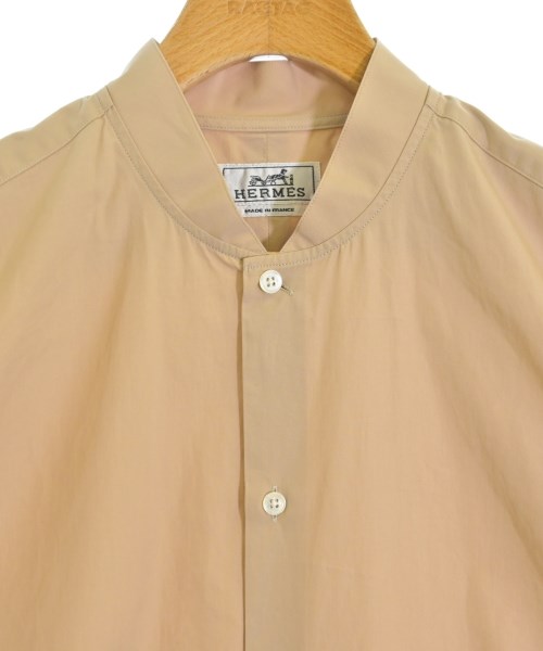 HERMES（エルメス）カジュアルシャツ ベージュ サイズ:40(L位) メンズ/2200735624054