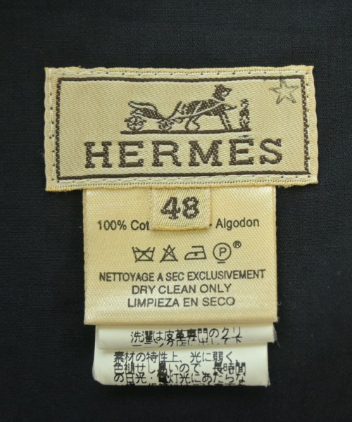 HERMES（エルメス）ジャケット 黒 サイズ:48(L位) メンズ/2200735417045