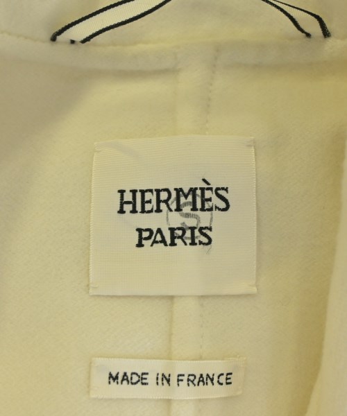 HERMES（エルメス）ステンカラーコート 白 サイズ:32(XXS位) レディース/2200736904032