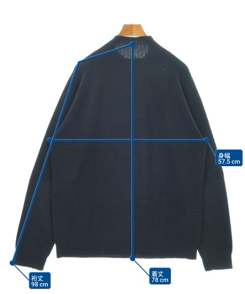 HERMES（エルメス）ニット・セーター 紺 サイズ:XL メンズ/2200713725063
