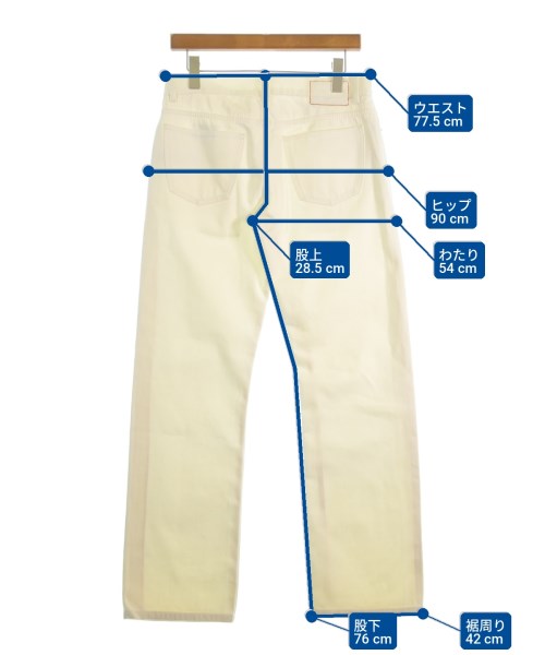 HERMES（エルメス）デニムパンツ 白 サイズ:40(M位) メンズ/2200720154108