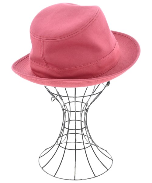 HERMES（エルメス）ハット 赤 サイズ:57 レディース/2200720443042