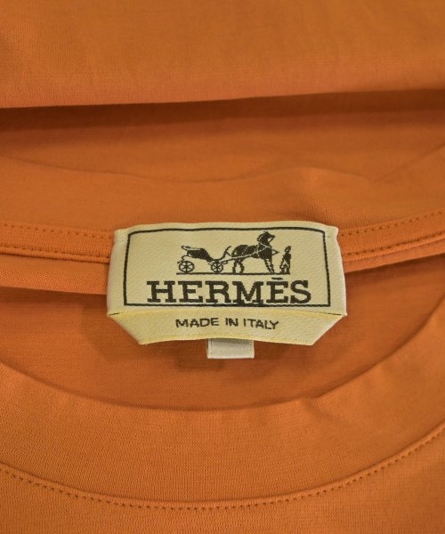 HERMES（エルメス）Tシャツ・カットソー オレンジ サイズ:S メンズ/2200718981068